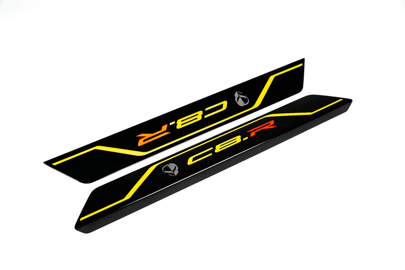 2020-25 AMT C8 Corvette Carbon Flash C8R Door Sill Plate Covers