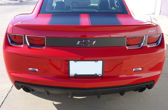 Camaro 2010-2013 Custom Stripe Trunk Blackout Kit