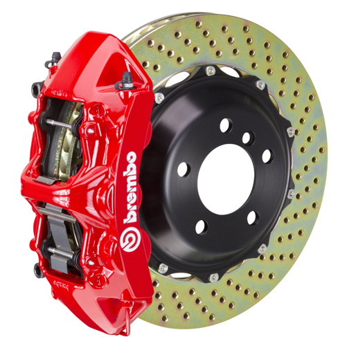 Brembo GT Front Big Brake Kit 380x32 2-Piece 6-Piston Drilled Rotors Chevrolet Corvette C8, C8 Z51 2020-2024