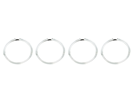 C6 Corvette Outer Taillight Bezel Set, 4 Piece Set