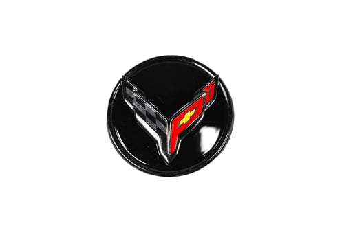 C8 Corvette Carbon Flash Center Cap