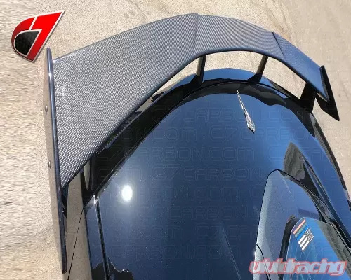 C7 Carbon High Wing OEM Style Carbon Fiber Chevrolet C8 Corvette Stingray 2020-2024