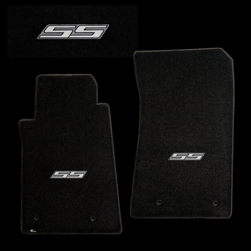 2010+ Camaro SS Floor Mats (Silver Logo)