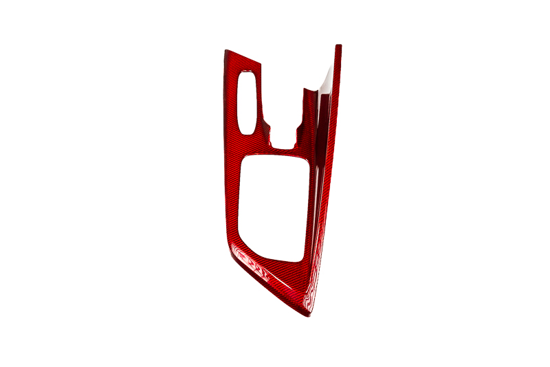 CCS C8 Corvette Red Carbon Fiber Center Console Overlay