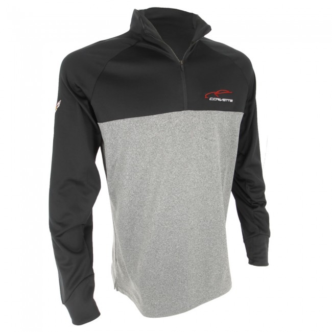 Corvette C7 Logo NIKE Therma-Fit Half-Zip Fleece Pullover