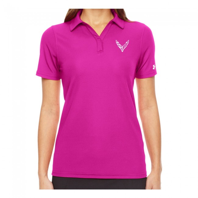 C8 Corvette, Next Generation 2020 Corvette Ladies Under Armour® Polo Extra Smal