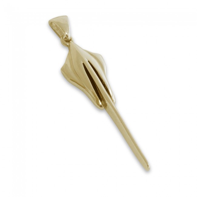 C8 Corvette 14k Yellow Gold Stingray Pendant