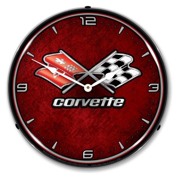 Corvette C3 LED Backlit Clock