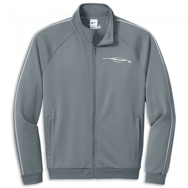 C8 Corvette  Nike Track Jacket, Gray