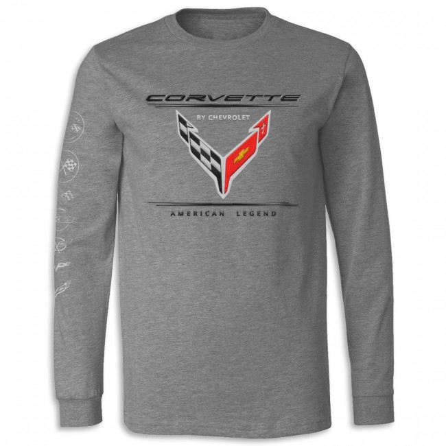 Generations Long Sleeve Tee, Deep Heather