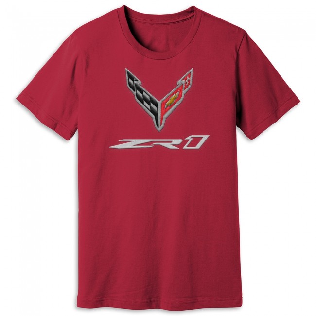 C8 Corvette ZR1 Salute Tee, Cardinal