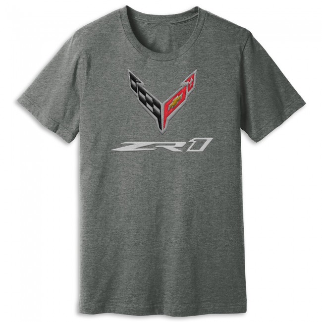 C8 Corvette ZR1 Salute Tee, Deep Heather