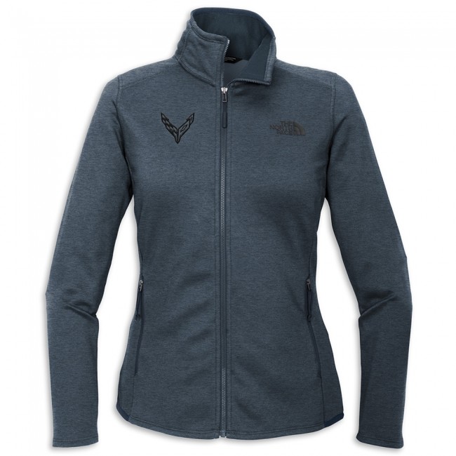 C8 Corvette The North Face Skyline Fleece Jacket Navy Heather