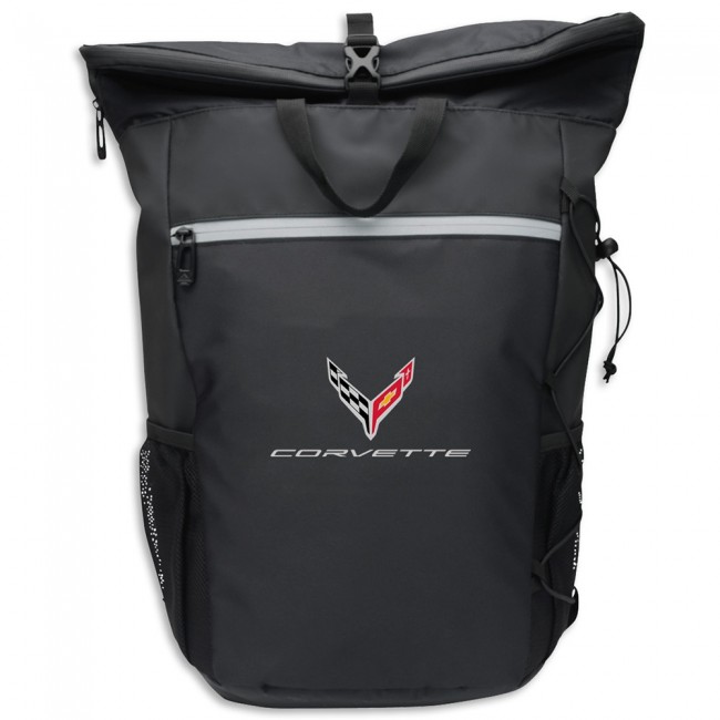 C8 Corvette  Backpack Cooler. Black