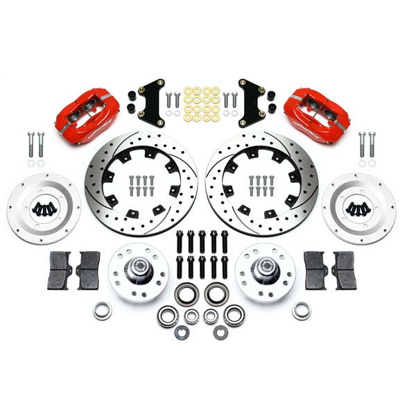 Corvette 53-62 Wilwood Front Dynalite Brake Kit w/SRP Drilled & Slotted 12.19" R