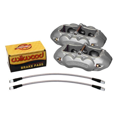 Corvette 65-82 D8-6 Wilwood (6-Piston) Front Brake Kit (Natural)Wilwood