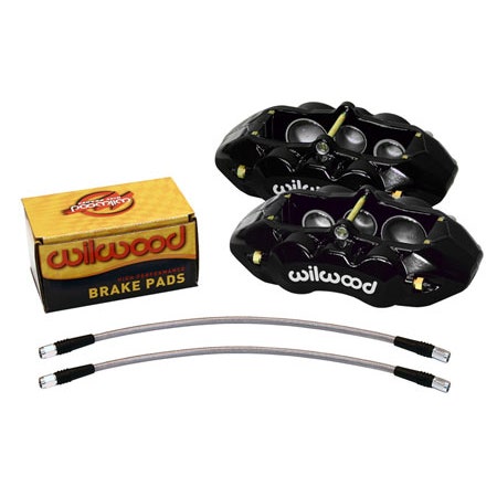 Corvette 65-82 D8-6 Wilwood (6-Piston) Front Brake Kit (Black)Wilwood