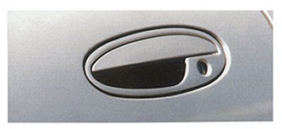 Door Handle Scratch Guard - Black 2000-2004 C5 Corvette