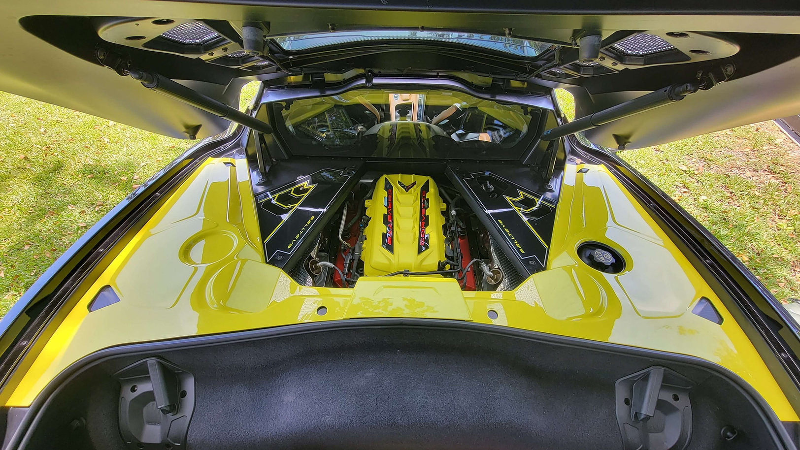 C8, E-Ray, and Z06 Corvette Engine Bay Dress Up Custom Look Panels