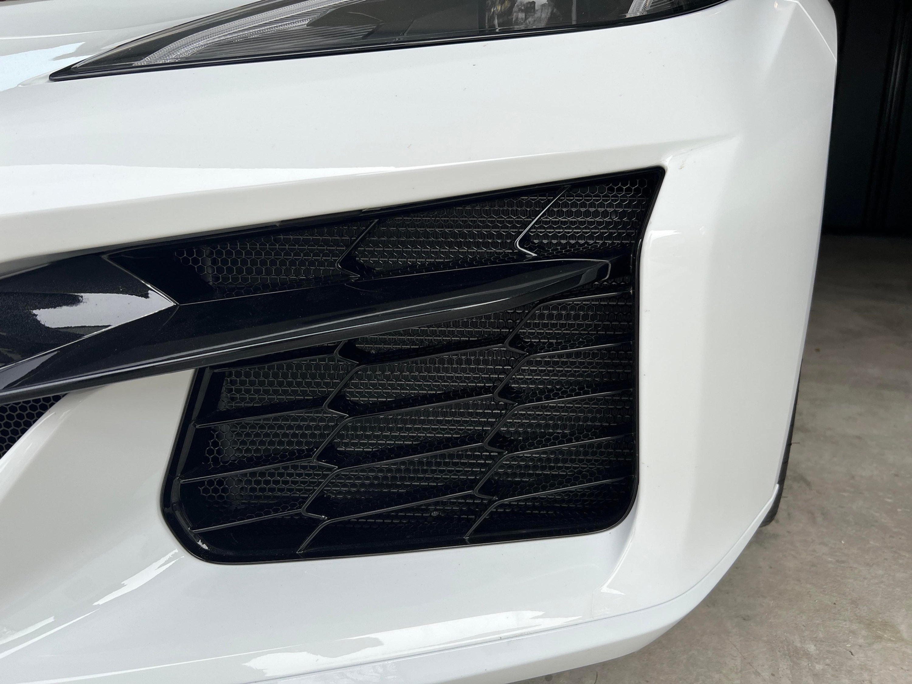 C8 Z06 and E-Ray Corvette 2023+ ALUMINUM HEXAGON Radiator Grille Screens