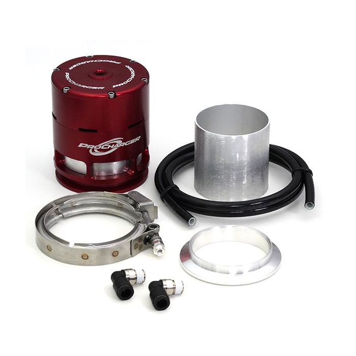 Procharger, ProRace Valve - 4" Alum. Tube - Red