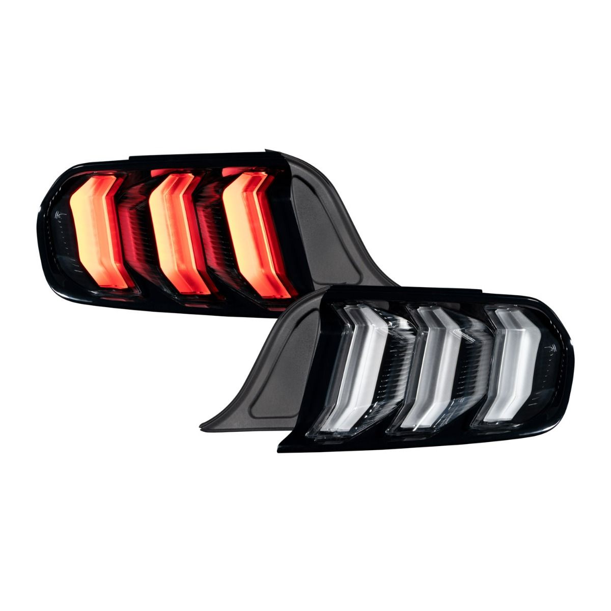 Sequential LED Turn Signals for 2015-2023 Ford Mustang LED Tail Lights, Pair, Clear Diode Dynamics