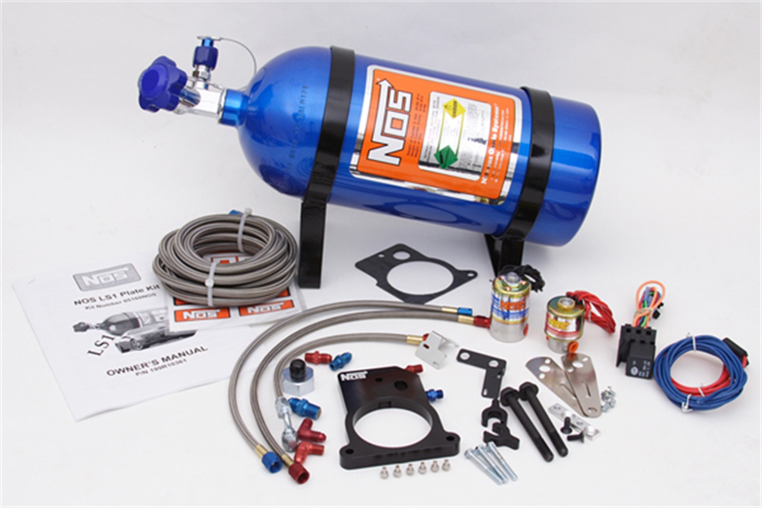 NOS GM LS1 EFI Complete Nitrous Kit, C5 Corvette and Camaro LS1 Wet Nitrous System