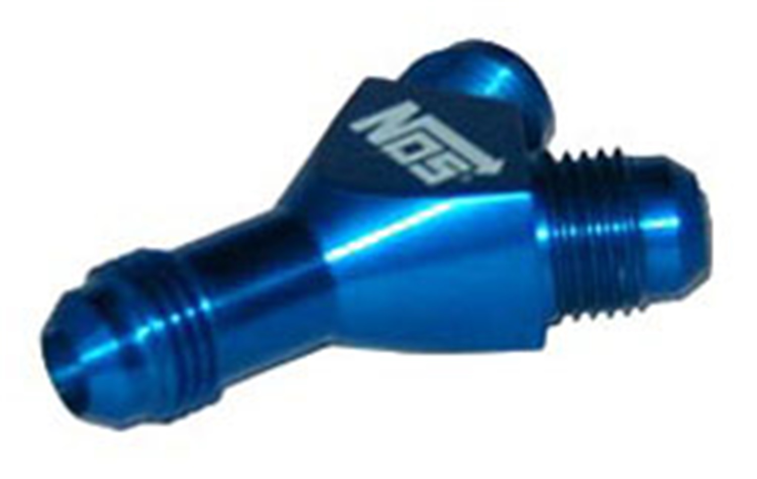 Fuel Hose Fitting, NOS Distribution Blocks, 6AN Y-BLOCK (BLUE)