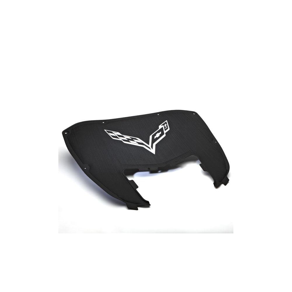 2014 Corvette Stingray Underhood Liner,  Crossflag Logo