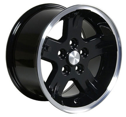 15" Fits Jeep,  Wrangler Wheel,  Black 15x8