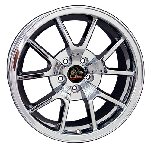 18" Replica Wheel fits Ford Mustang,  FR05B Chrome 18x9