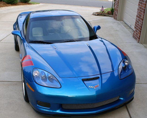 C5 Corvette, Ron Fellows Edition Fender, Two Color Stripes Kit