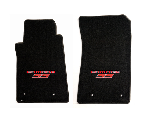 2010 Camaro Ultimat Floor Mats, Embroidered CAMARO and  SS Logos