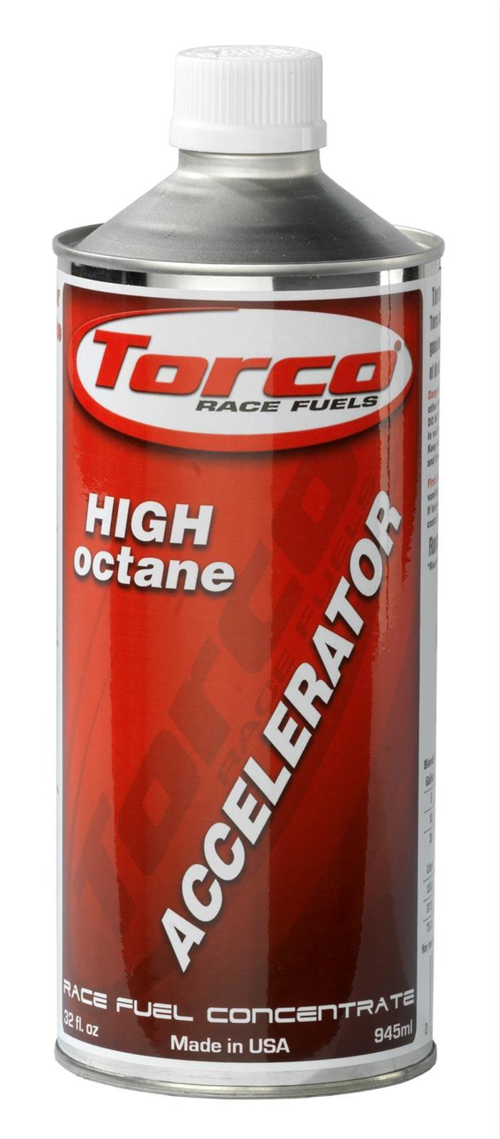 Torco Accelerator, Unleaded Race Fuel Concentrate, 1 bottle 32 oz