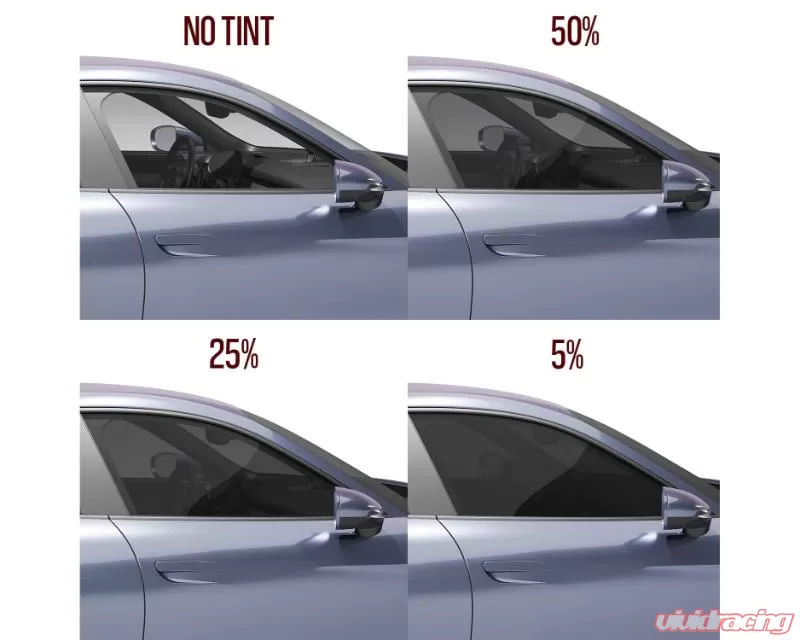 Vicrez Window Tint Pre-Cut Front Roll-up Driver Side vwt10598 25% - Medium Chevrolet Corvette Coupe C8 2020-2024