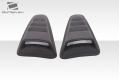 2010-2014 Ford Mustang Duraflex Circuit Window Scoop Louvers - 2 Piece