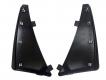 2020-2025 C8 Corvette Front Splash Guards-Black Molded 