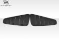 2010-2014 Ford Mustang Duraflex Boss Look Window Scoops Louvers, 1 Piece (S)