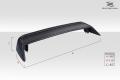 Universal Duraflex Skyline R32 Look Wing Spoiler - 1 Piece