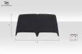 Universal Duraflex Dual Ram Air Hood Scoop - 1 Piece