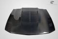 2005-2009 Ford Mustang Carbon Creations GT500 V2 Hood - 1 Piece