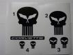 C5 Corvette LeMans Punisher Style Jake Racing Mascot Logo Decal Package