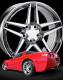 ACE Alloy C6 Corvette Offset 73 Corvette SLICK C6/Z06 Style CHROME Wheels 19x11