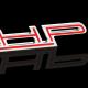 Corvette Custom HP Billet Chrome Badge with colored stripe ONLY