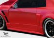 1999-2004 Ford Mustang Duraflex CBR500 Wide Body Side Skirts Rocker Panels - 2 P