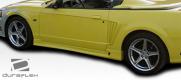 1999-2004 Ford Mustang Duraflex Colt Side Skirts Rocker Panels - 2 Piece