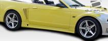 1999-2004 Ford Mustang Duraflex Colt Side Skirts Rocker Panels - 2 Piece