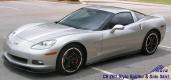 C6 Corvette, ZR1 Style, Front Splitter / Spoiler Matte Black Finish