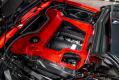 Paragon C8 Corvette Red Carbon Fiber Clear Engine Cover - Convertible